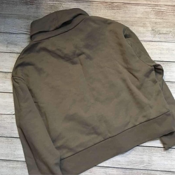 ZARA high-collared cropped sweatshirt - Picture 5 of 5